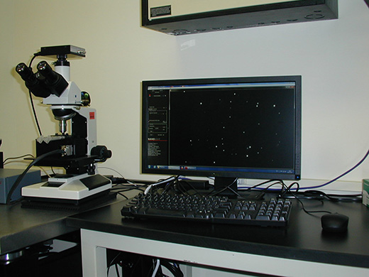 NanoSight microscope